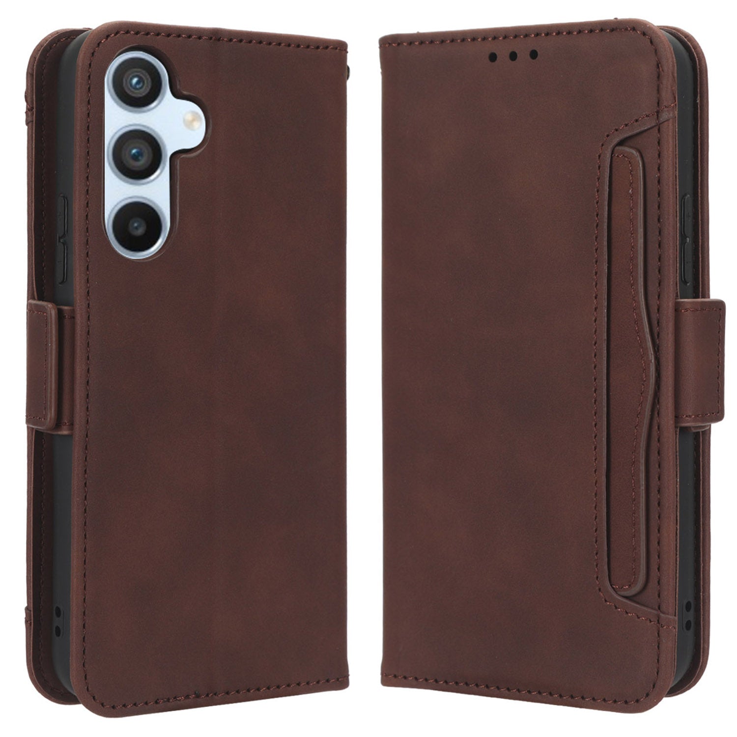For Samsung Galaxy A54 5G Multiple Card Slots PU Leather Anti-shock Phone Case Magnetic Flip Protective Phone Cover Wallet Stand For Samsung Galaxy A54 5G Multiple Card Slots PU Leather Anti-shock Phone Case Magnetic Flip Protective Phone Cover Wallet Stand